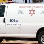 אמבולנס של מד"א כרמל – ארכיון (צילום – ירון כרמי)