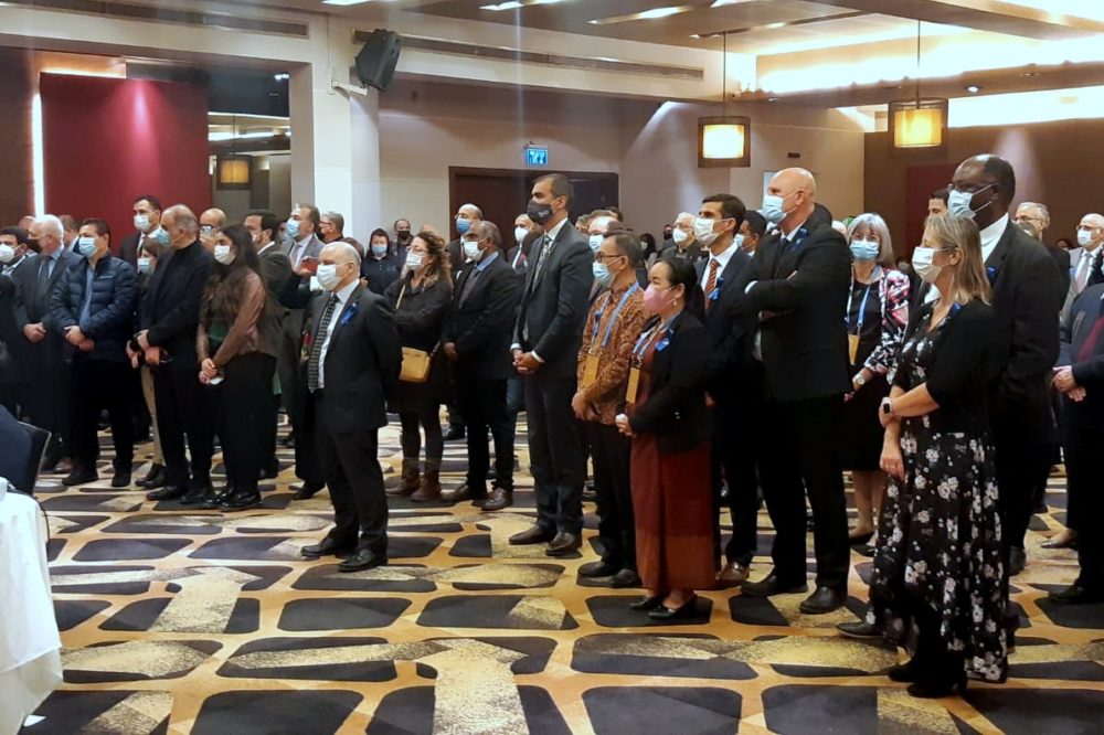 הקהל הרב שהגיע לאירוע במלון "דן כרמל" בחיפה (צילום: אדיר יזירף)