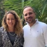 יוסי שלום וח"כ ענבר בזק (צילום: יוסי שלום)