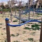 פארק הכט מכוסה חול (צילום: בני ראקוב)