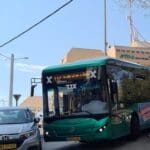 פקק תנועה ליד ביה"ח כרמל (צילום: יעל הורוביץ)