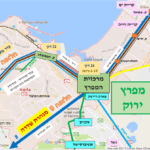 מצגת תומכי מנהרת שדרה (חלופה 9) ומנהור מלא בצידה המערבי של העיר (חלופה 11) (הדמיה: דביר לנגר)