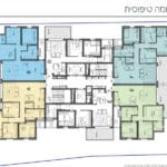 חברת ריניו – RENEW: פינוי בינוי ברחוב ז'בוטינסקי 71 בטירת כרמל (הדמיה באדיבות טל הים אדריכלים)