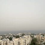 חיפה – אבק באוויר – זיהום אוויר גבוה בכל חלקי הארץ (צילום: ירון כרמי – חי פה)