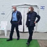 ד"ר מיכל מקל – סגנית מנהל רמב"ם ופרופסור נחמן אש – מנכ"ל משרד הבריאות – בית החולים הישראלי באוקראינה (צילום: שמעון גינת, עינת פרץ)