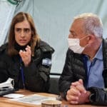 פרופסור נחמן אש וד"ר מיכל מקל – סגנית מנהל רמב"ם (צילום: שמעון גינת, עינת פרץ)