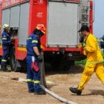 תרגיל "שילוב זרועות (צילום: שרון לייבל תיעוד מבצעי כבאות והצלה)