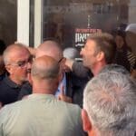 הדייגים מתפרצים למוזיאון הימי (צילום: ירון כרמי)