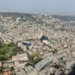 חיפה • הדר הכרמל (צילום רחפן: מרום בן אריה)