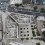 חיפה • העיר התחתית כיכר פריז (צילום רחפן: מרום בן-אריה)