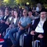 טקס יום הזיכרון בשכונת קריית אליעזר בחיפה (צילום: אדיר יזירף)