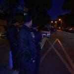 שוב הפגנה מול ביתה של שרון אלרעי פרייס בחיפה • שני עצורים (צילום: משטרת ישראל)