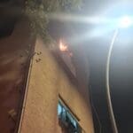 שריפה בדירת מגורים ברחוב החלוץ בחיפה (צילום: כבאות והצלה)
