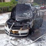 haipo news of haifa car on fire 290522