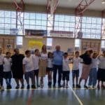 יריד חקר שהתקיים בבית הספר עלומים בקריית ים בהשתתפות רה״ע דוד אבן צור (צילום: ע. קריית ים)