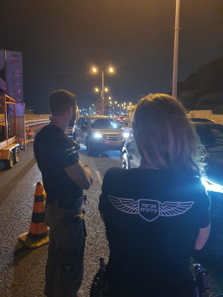 המאבק בנהיגה הפרועה בחיפה: 12 כלי רכב הורדו מהכביש במבצע אכיפה (צילום: משטרת ישראל)