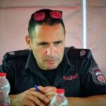 סגן טפסר משה "צ'יקו" לוי מפקד תחנת קריות. (צילום: דוברות כב"ה)