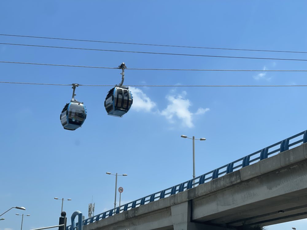 חיפה • הרכבלית - רכבל מהצ'ק פוסט לאוניברסיטה (צילום: ירון כרמי)