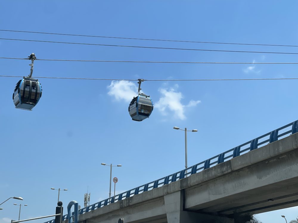 חיפה • הרכבלית - רכבל מהצ'ק פוסט לאוניברסיטה (צילום: ירון כרמי)