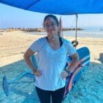 נעמה גזית – הגולשת החיפאית • אליפות ישראל בגלישה אולימפית על דגם IQ-FOIL • חיפה 2022 ההכנות לזינוק הראשון (צילום: שרון גזית)