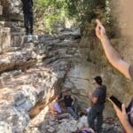 חילוץ בפארק הכרמל (צילום: כבאות והצלה)