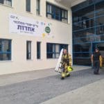 שריפה בבית ספר "אחדות" בקרית מוצקין  (צילום: כבאות והצלה)