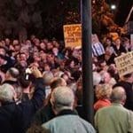 500 בהפגנה נגד השחיתות השלטונית (צילום – ירון כרמי)