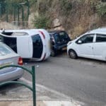 מכונית התהפכה ברחוב עבאס – הכתבה שלי לדוגמה (צילום: ירון כרמי)