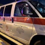 אמבולנס של מד"א – חיפה (צילום: ירון כרמי)