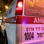 אמבולנס של מד"א – חיפה (צילום: ירון כרמי)