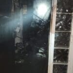 דירה שנשרפה – אשה נספתה בשרפה בדירה בטבעון (צילום: כבאות והצלה)