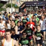 מרוץ המדרגות של חיפה – הזינוק מהעיר התחתית – מאי 2015 (צילום: ירון כרמי)