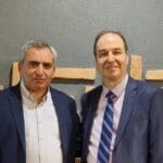ד'ר שלמה נס, השר זאב אלקין. צילום – הפורום הכלכלי לקידום חיפה והצפון