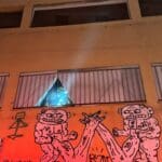 שריפה במבנה נטוש ברחוב סירקין בחיפה (צילום: כבאות והצלה)