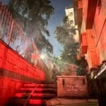 שריפה במבנה נטוש ברחוב סירקין בחיפה (צילום: כבאות והצלה)