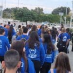 השוטר הקהילתי, רנ"ג אילן שחר, אירגן יום ערכים במוזיאון הילד בחולון לדיאלוג עם עיוורים (צילום: משטרת ישראל)