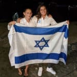 נעמה פלטניק המאמנת נאה אטיאס (צילום: שייט חיפה)