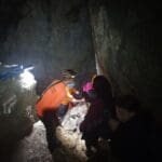 חילוץ 170 מטיילות אשר נקלעו למצוקה בנחל יגור, בחושך, ללא אמצעי תאורה ומים (צילום: יחידת החילוץ גליל-כרמל)