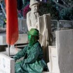 פסטיבל הפסלים הבינלאומי הראשון בקריית ביאליק (צילום: חי פה-TV)