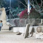 פסטיבל הפסלים הבינלאומי הראשון בקריית ביאליק (צילום: חי פה-TV)