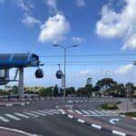 רכבלית – תחנת אוניברסיטת חיפה  (צילום: ירון כרמי)