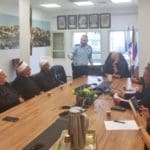 כינוס חירום במועצה המקומית עוספיה (צילום: וויסאם גוטאני דובר המועצה המקומית עוספיא)