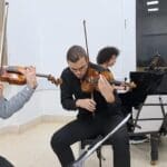 חמישיית הפסנתר המרגשת בלה מז'ור, מאת דבוז'אק – "אנסמבל פינאלה",  עם הפסנתרנית הד"ר ענבל גוטר (צילום: רחלי אורבך)
