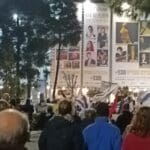 צעדת המחאה בחיפה נגד הקמת ממשלת נתניהו (צילום: ירון חנן)