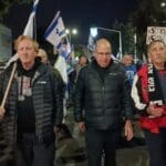 צעדת המחאה בחיפה נגד הקמת ממשלת נתניהו (צילום: ירון חנן)