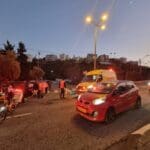 תאונת דרכים בין רכב לקטנוע בדרך פיק"א בחיפה (צילום: איחוד הצלה)