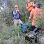 חילוץ מטייל בנחל נשר (צילום: יחידת החילוץ גליל-כרמל)