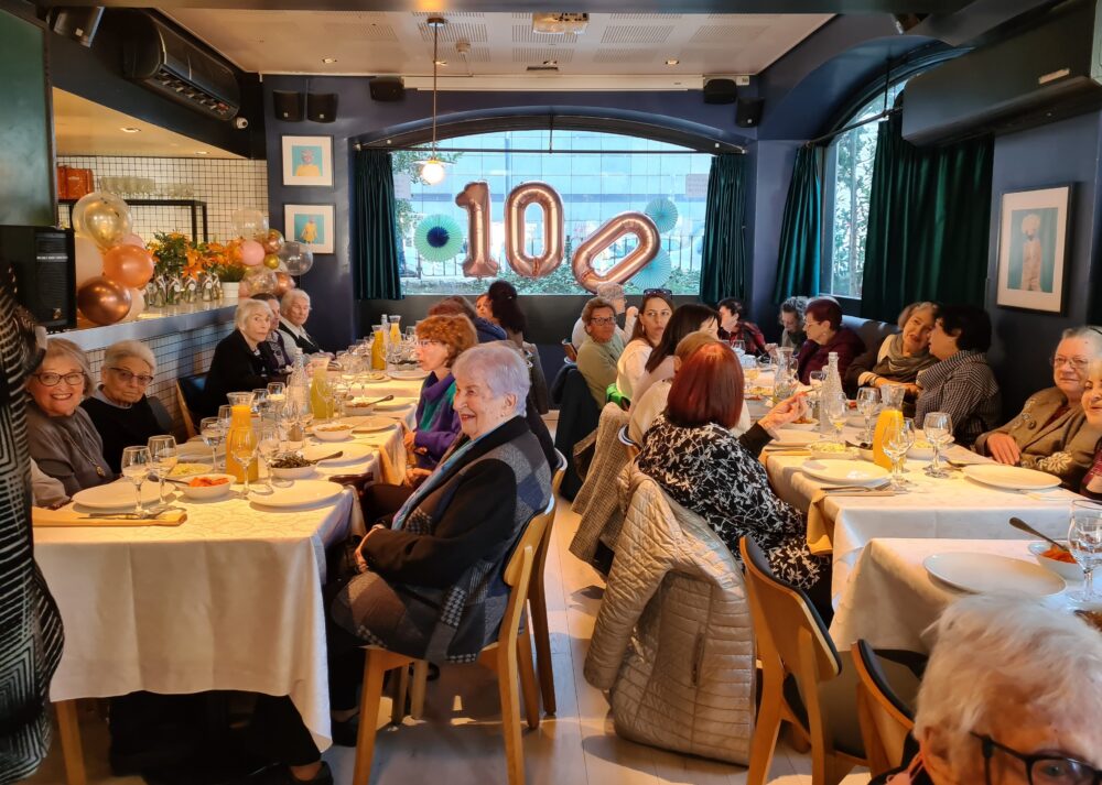 יום הולדת 100 למירה צ'רניאבסקי, חיפה פברואר 2023.
צילום: יעל הורוביץ