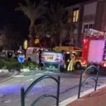 התהפך עם רכבו ומסרב להתפנות (צילום: איחוד הצלה)
