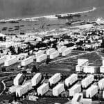 מבט על העיר חיפה בשנות ה – 50 (צילום ארכיון "העמותה לתולדות חיפה")